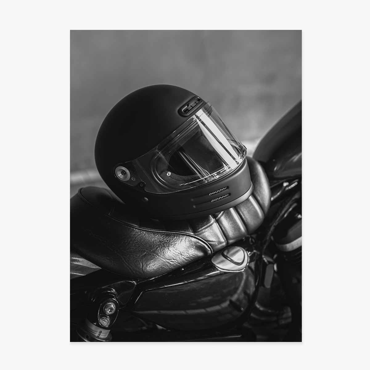 Poster: Motorradhelm