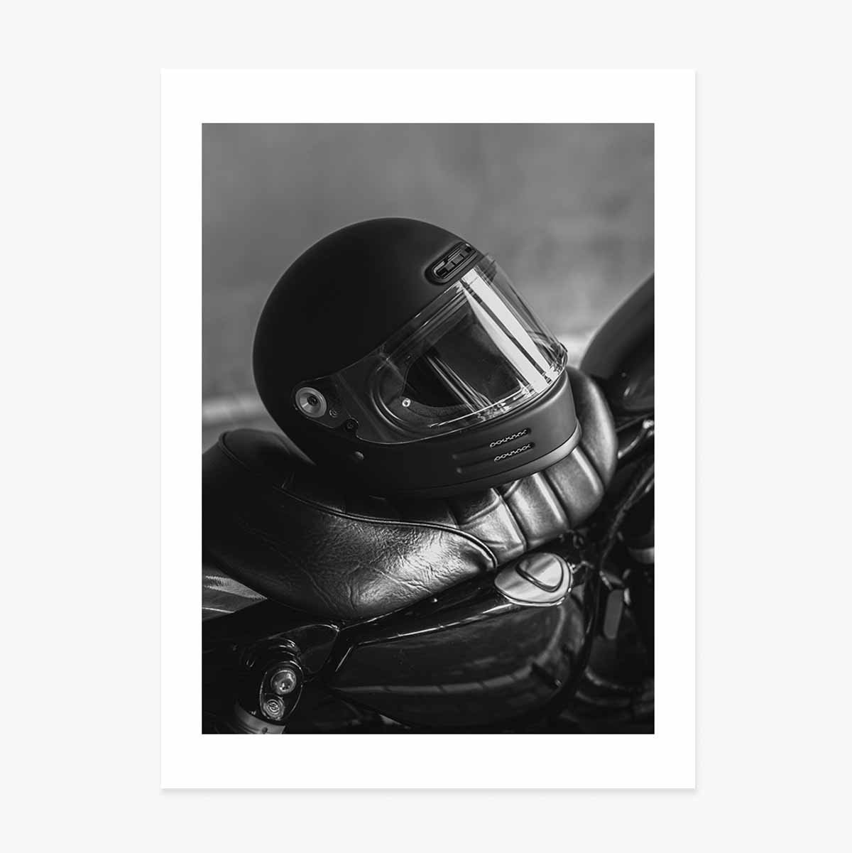 Poster: Motorradhelm