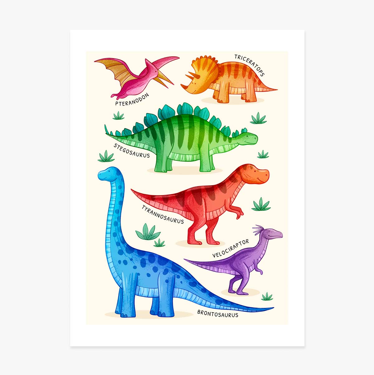 Dinosaurier-Poster