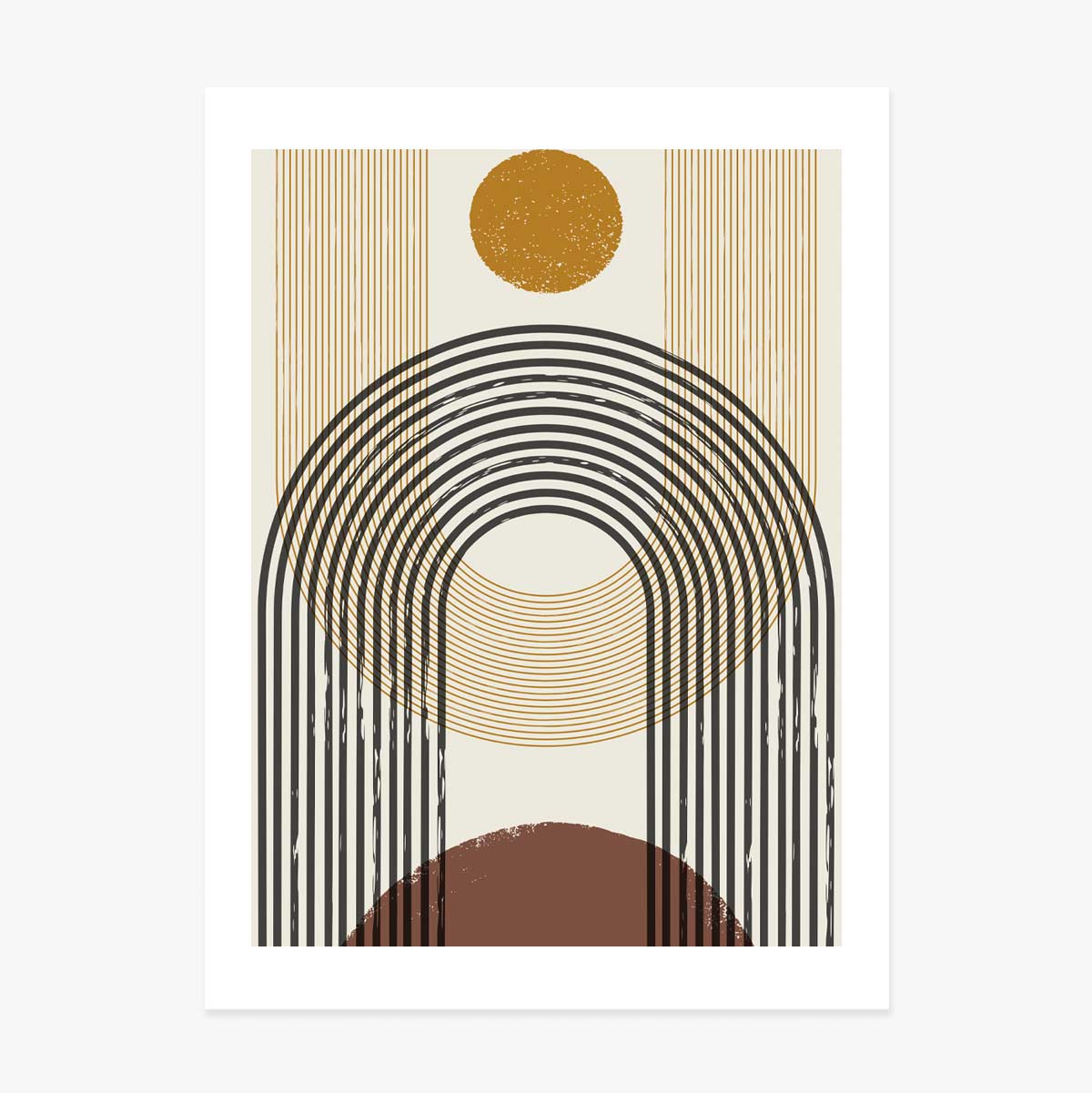 Poster „Geometrische Formen“