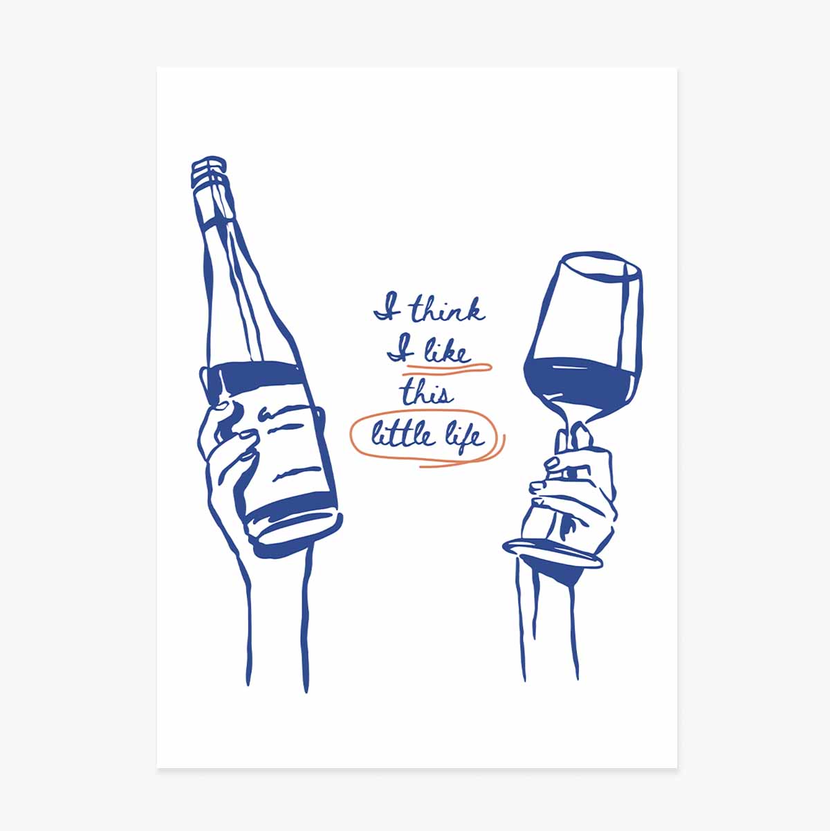 Poster „I like this little life“