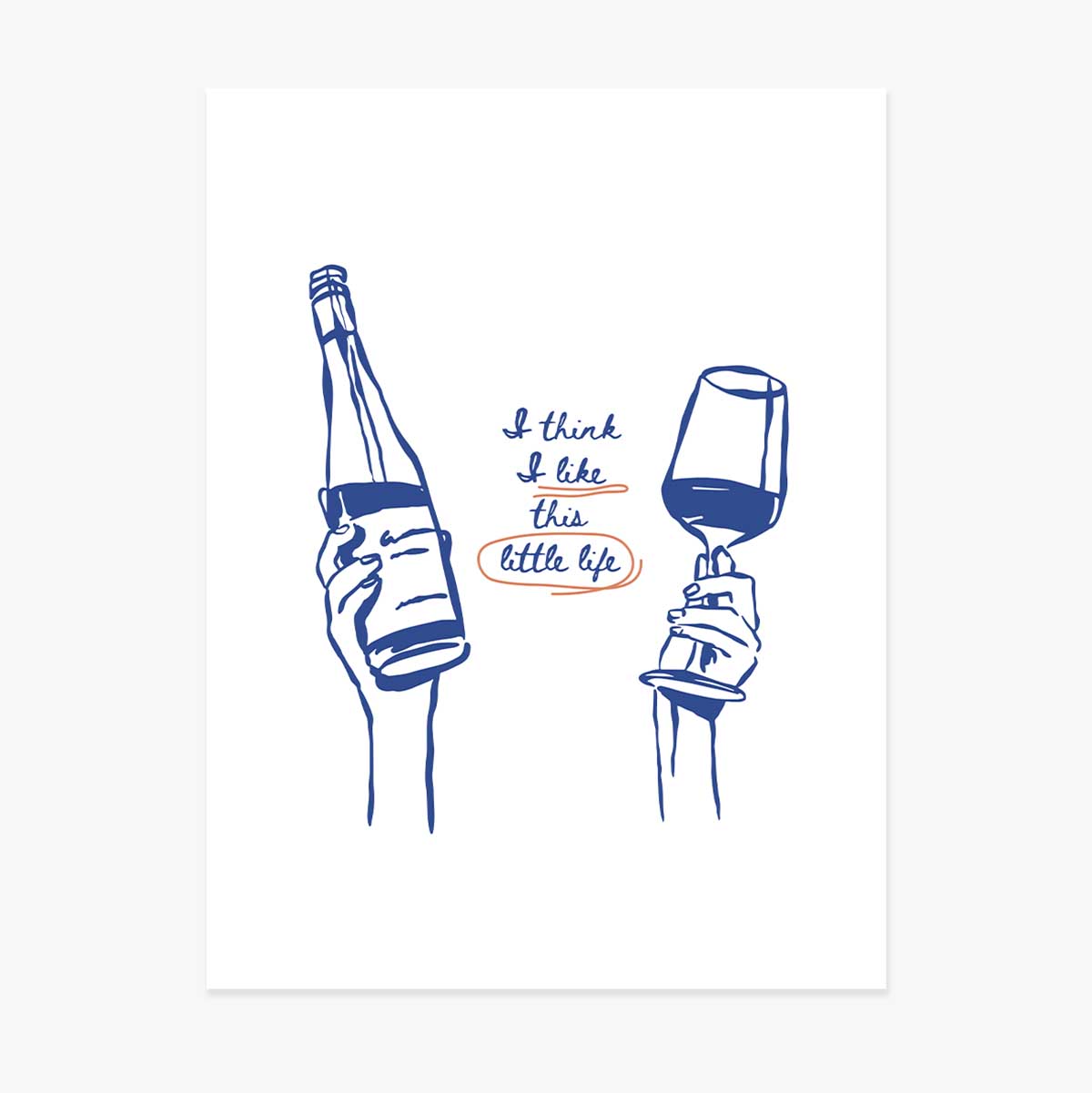 Poster „I like this little life“