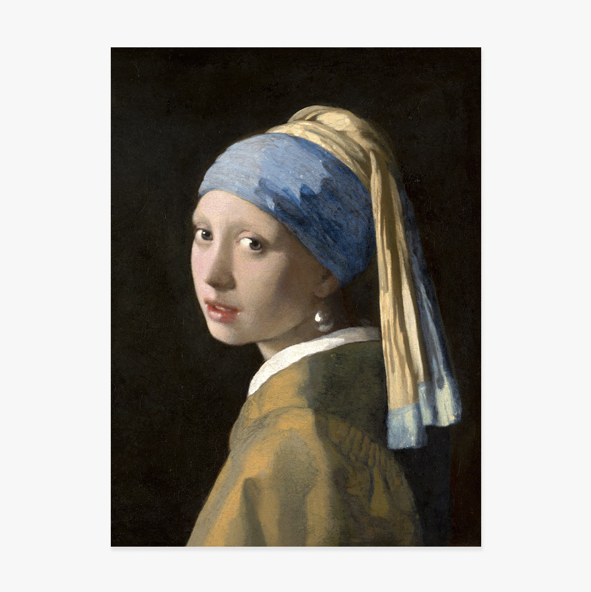 Poster: Johannes Vermeer, Das Mädchen mit dem Perlenohrring, 1665