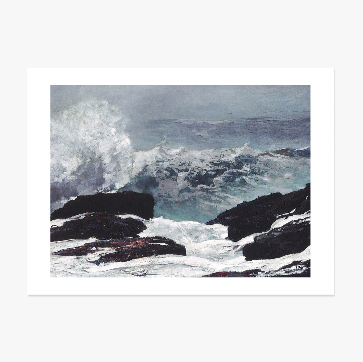 Landscape poster - Winslow Homer - Northeaster 1895