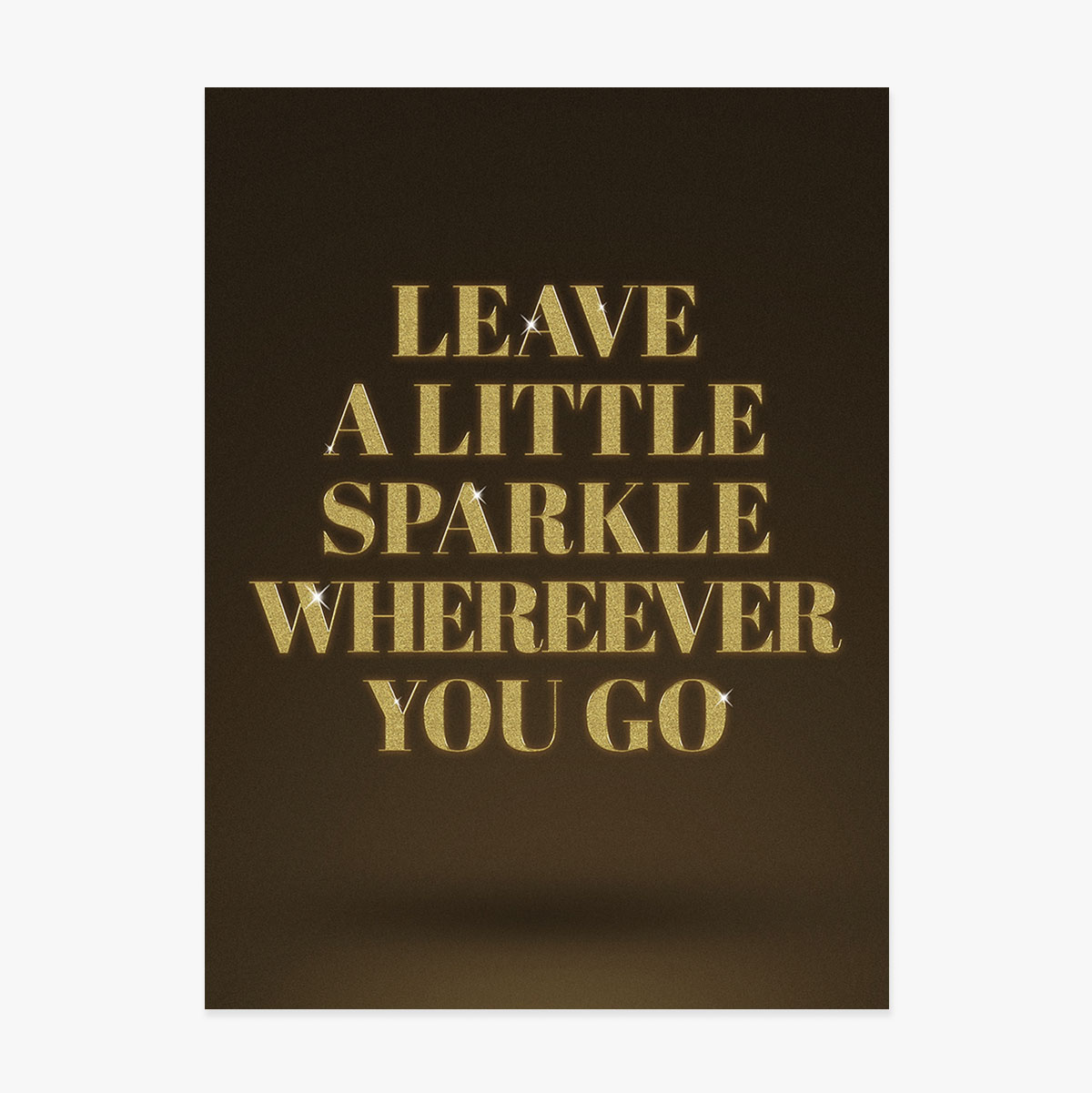 Poster „Leave a spark“