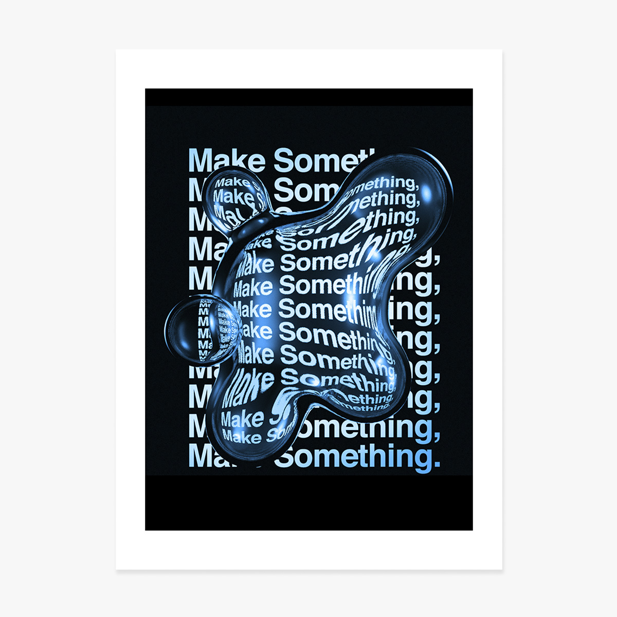 Poster „Make something“