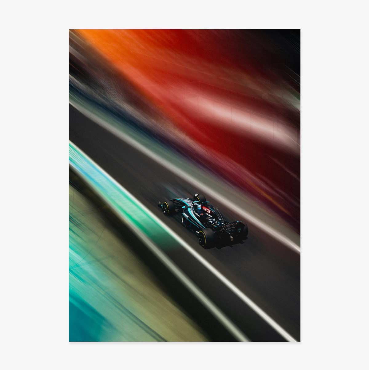 Rennwagen-Poster