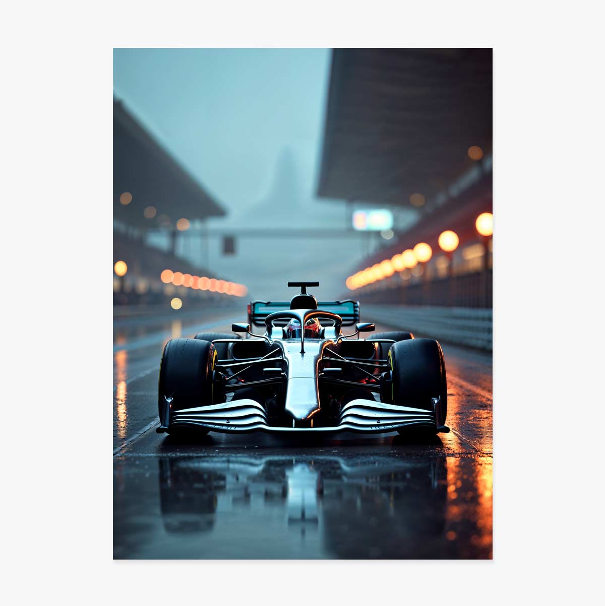 Poster: Formel-1-Rennwagen