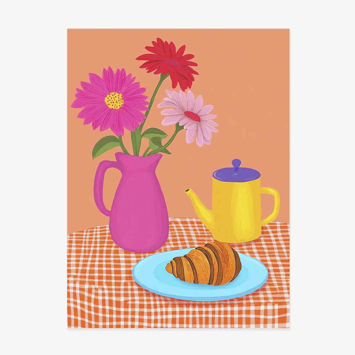 Poster „Frühstück“