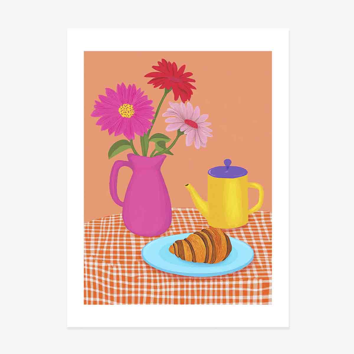 Poster „Frühstück“