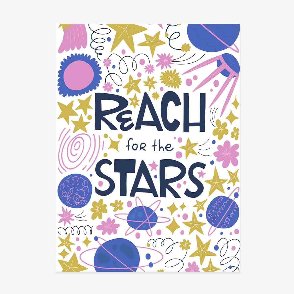 Poster „Reach for the stars“