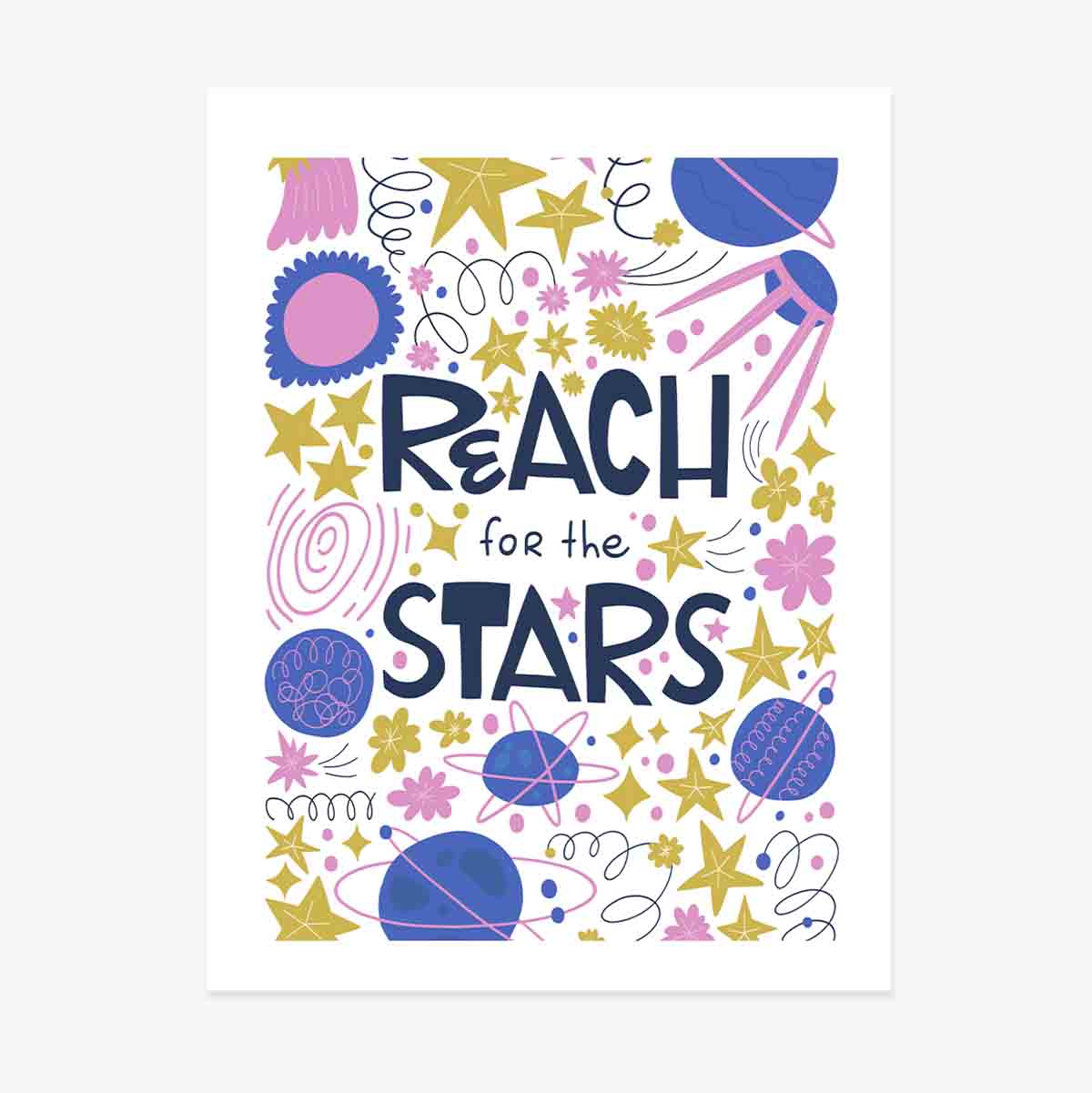 Poster „Reach for the stars“