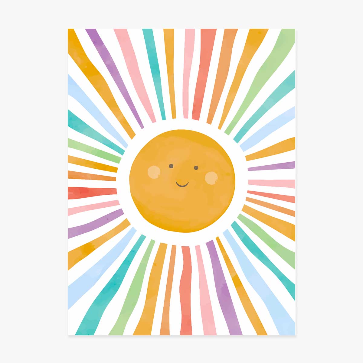 Poster „Bunte Sonne“