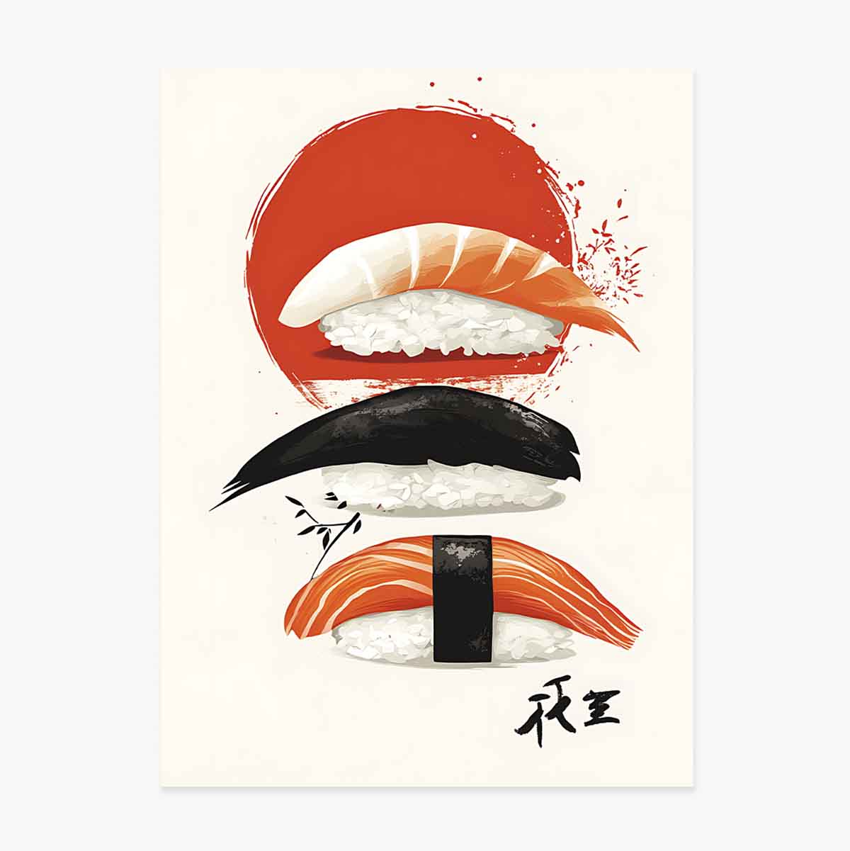 Poster „Sushi-Kunst“