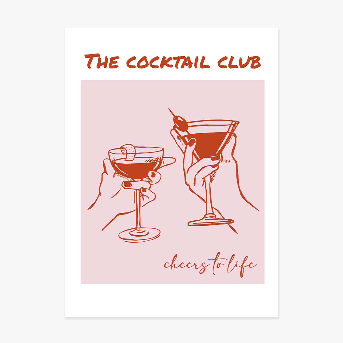 Poster „The Cocktail Club“