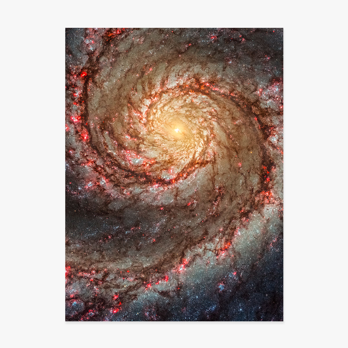 Poster „Whirlpool Galaxy“
